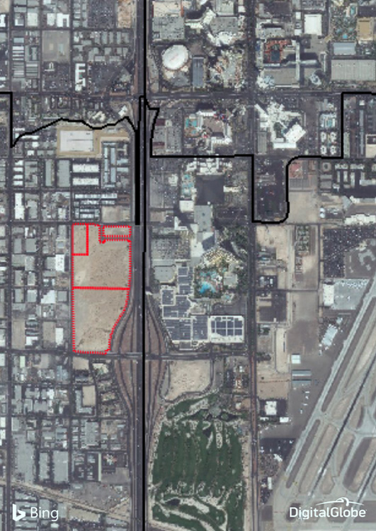 Raiders Las Vegas Stadium Site Map