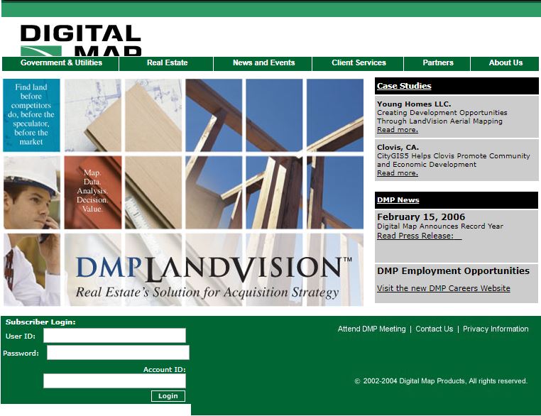 Digital Map Products - LandVision - Location Intelligence Debut